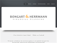 Tablet Screenshot of bongart-herrmann.com